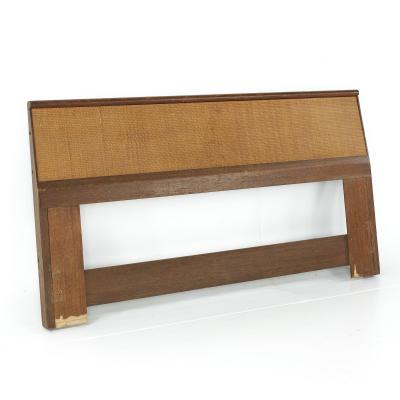 John Keal for Brown Saltman Mid Century Queen Cane Headboard