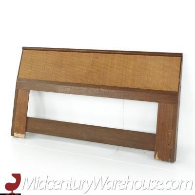 John Keal for Brown Saltman Mid Century Queen Cane Headboard