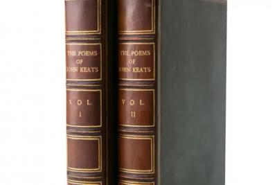 John Keats 2 Volumes John Keats The Poems 