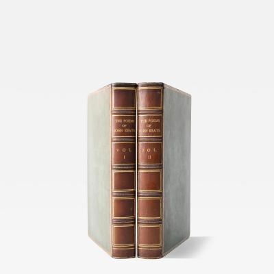 John Keats 2 Volumes John Keats The Poems 