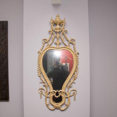 John Linnell George III Gilt Carton Pierre Mirror Attributed to John Linnell