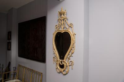 John Linnell George III Gilt Carton Pierre Mirror Attributed to John Linnell