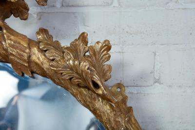 John Linnell Georgian Round Giltwood Mirror