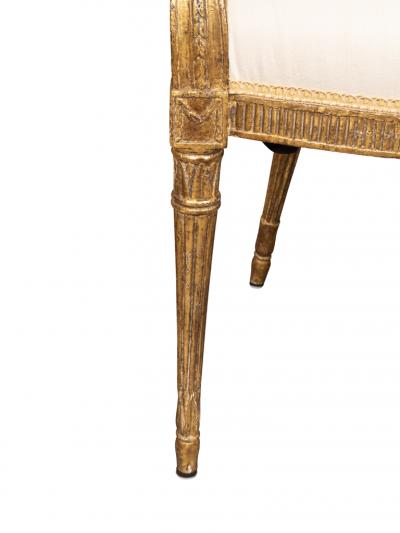 John Linnell Pair Of George III Giltwood Armchairs