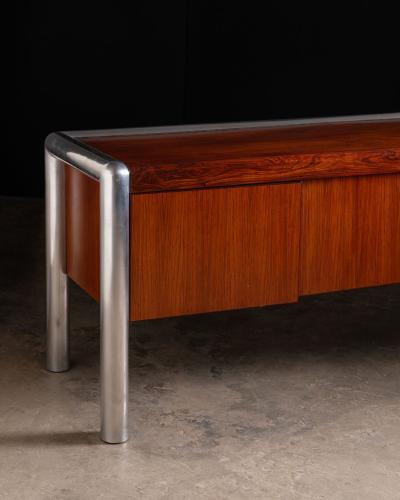 John Mascheroni 1970s Brazilian Rosewood Tubo credenza designed by John Mascheroni for Vecta