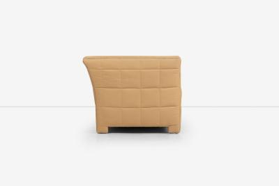 John Mascheroni John Mascheroni for Swaim Furniture Quilted Tan Three Seat Sofa 1970s