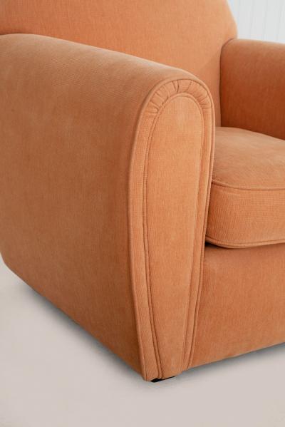 John Mascheroni John Mascheroni for Swaim Originals Pair of Club Chairs Model 879C 1989