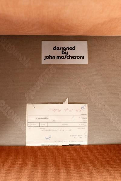 John Mascheroni John Mascheroni for Swaim Originals Pair of Club Chairs Model 879C 1989