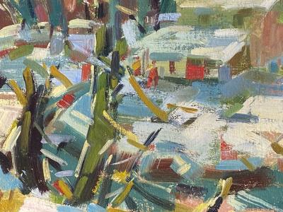 John McCutcheon Scottish Village in Winter 