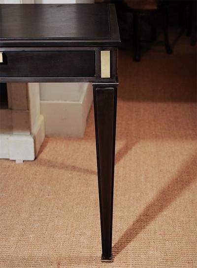 John McDevitt A Contemporary Custom Made Patinated Steel and Brass Desk