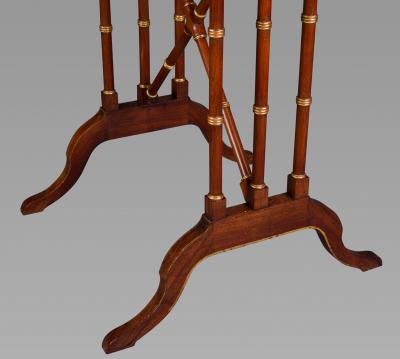 John McLean JOHN McLEAN A Fine Rosewood Parcel Gilt Brass Mounted and Marble Topped Table