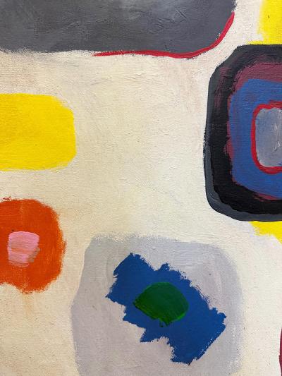 John Millard Ferren Original 1968 Abstract Oil Painting by John Ferren Listed Artist