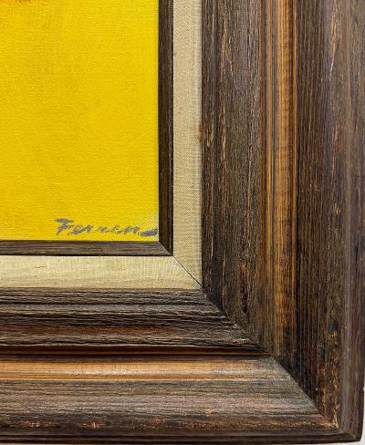 John Millard Ferren Original 1968 Abstract Oil Painting by John Ferren Listed Artist