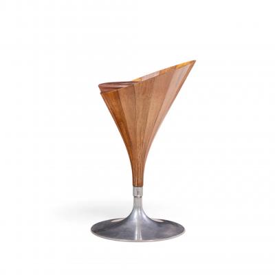John Mortensen John Mortensen for Dyrlund Mid Century Danish Fountain Barstools Set of 4