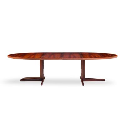 John Mortensen John Mortensen for Heltborg M bler Danish Rosewood Dining Table with 2 Leaves