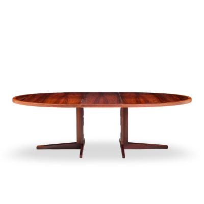 John Mortensen John Mortensen for Heltborg M bler Danish Rosewood Dining Table with 2 Leaves