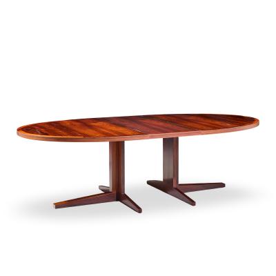 John Mortensen John Mortensen for Heltborg M bler Danish Rosewood Dining Table with 2 Leaves
