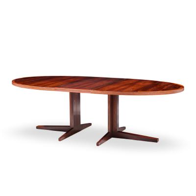 John Mortensen John Mortensen for Heltborg M bler Danish Rosewood Dining Table with 2 Leaves