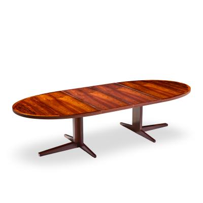 John Mortensen John Mortensen for Heltborg M bler Danish Rosewood Dining Table with 2 Leaves