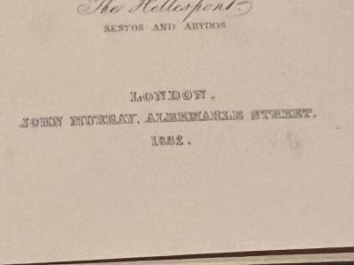John Murray DATED EDITION 1832 VOLUMES OF BYRONS WORKS I IVI