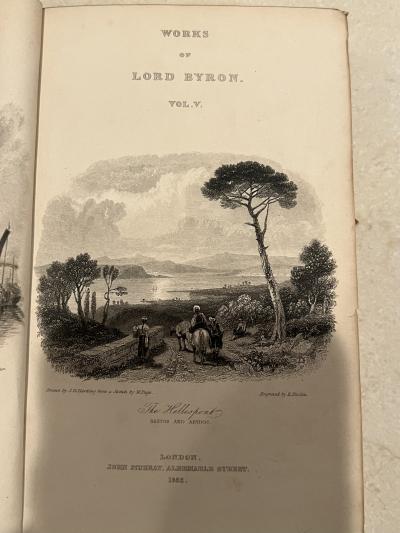 John Murray DATED EDITION 1832 VOLUMES OF BYRONS WORKS I IVI