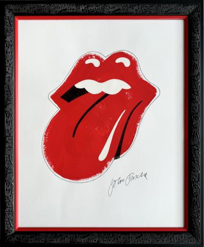 John Pasche The Rolling Stones Red Hot Lips Logo