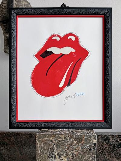 John Pasche The Rolling Stones Red Hot Lips Logo