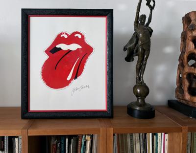 John Pasche The Rolling Stones Red Hot Lips Logo