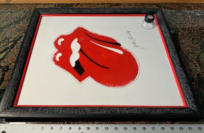 John Pasche The Rolling Stones Red Hot Lips Logo