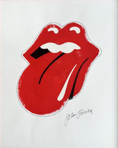 John Pasche The Rolling Stones Red Hot Lips Logo