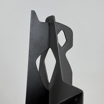 John Paul Philippe John Paul Philippe Abstract Sculpture on Wood Base