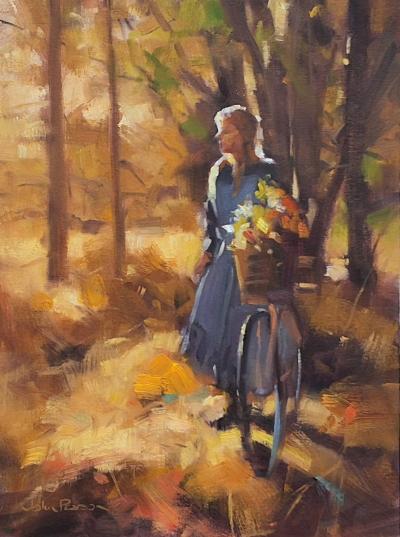 John Pearson Girl in the Woods
