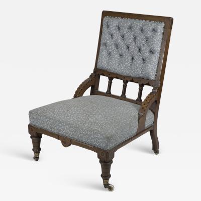 John Pollard Seddon John Pollard Seddon Attri Probably for C Seddon A Gothic Revival Nursing Chair