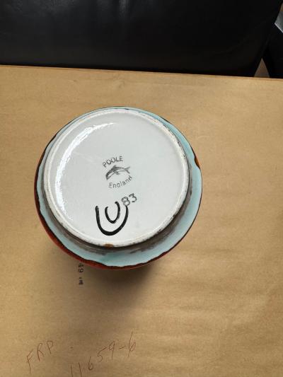 John Poole Vintage Poole Mid Century Art Pottery Vase UK