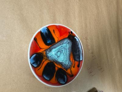John Poole Vintage Set of Mid Century Poole Art Pottery Saucers UK
