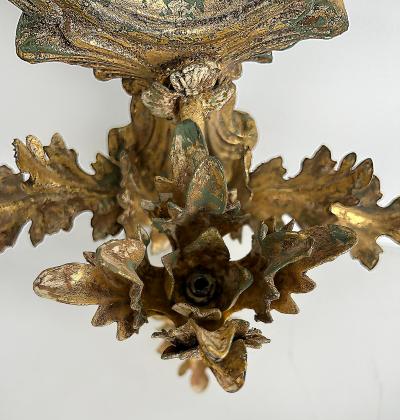 John Richard John Richard Giltwood Gilt Metal Mirrored Candle Sconces Not Electrified Pair