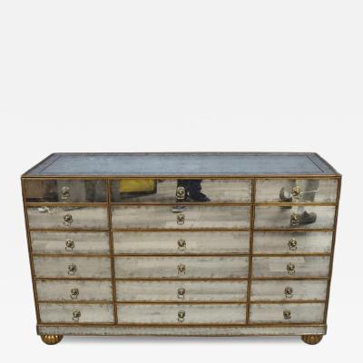 John Richard Mirrored Chest Commode 