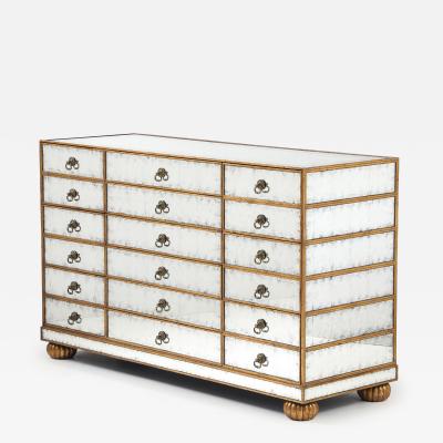 John Richard Mirrored Chest Commode 