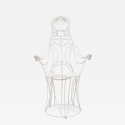 John Risley Lady Chair in White by John Risley