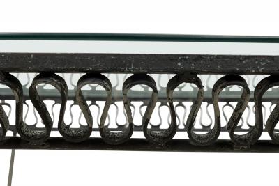 John Salterini American Mid Century Outdoor Iron Ribbon Oval Dining Tables