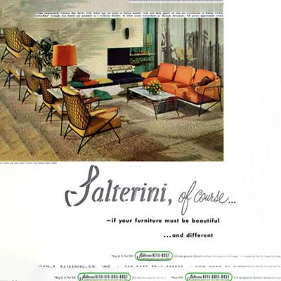 John Salterini Pair of 1950 s Salterini Chairs by Maurizio Tempestini