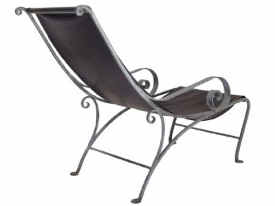 John Salterini Salterini Style Scroll Iron Lounge Chairs