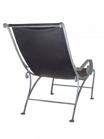 John Salterini Salterini Style Scroll Iron Lounge Chairs