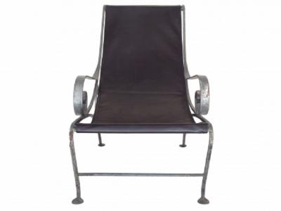 John Salterini Salterini Style Scroll Iron Lounge Chairs