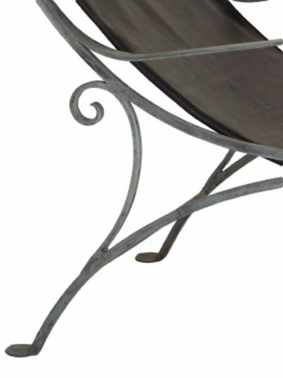 John Salterini Salterini Style Scroll Iron Lounge Chairs