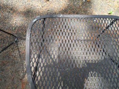 John Salterini Unusual Set of 4 Geometric Salterini Patio Chairs Mid Century Modern