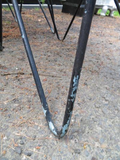 John Salterini Unusual Set of 4 Geometric Salterini Patio Chairs Mid Century Modern