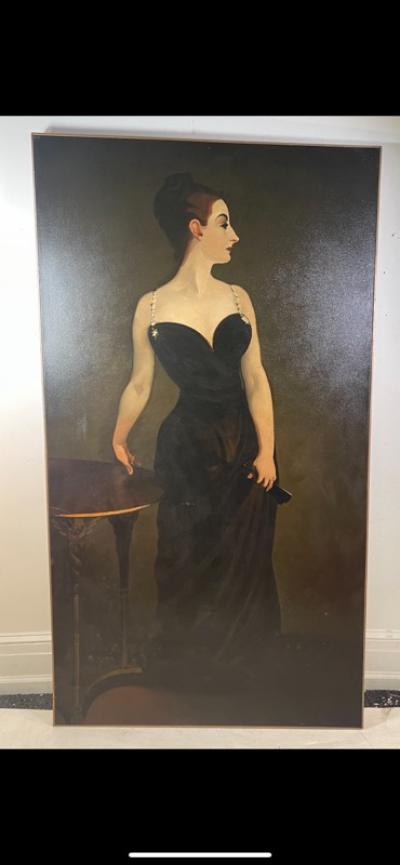 John Singer Sargent PORTRAIT OF MADAME X AFTER JOHN SINGER SARGENT BY ROBERT P WADDINGTON