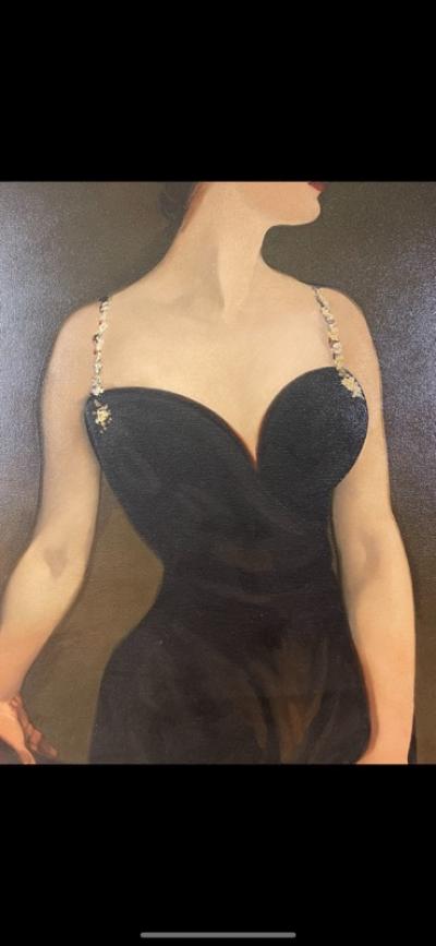 John Singer Sargent PORTRAIT OF MADAME X AFTER JOHN SINGER SARGENT BY ROBERT P WADDINGTON