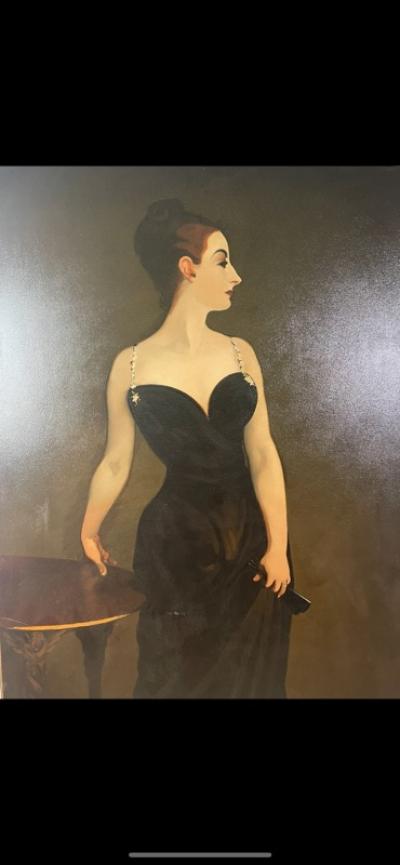 John Singer Sargent PORTRAIT OF MADAME X AFTER JOHN SINGER SARGENT BY ROBERT P WADDINGTON